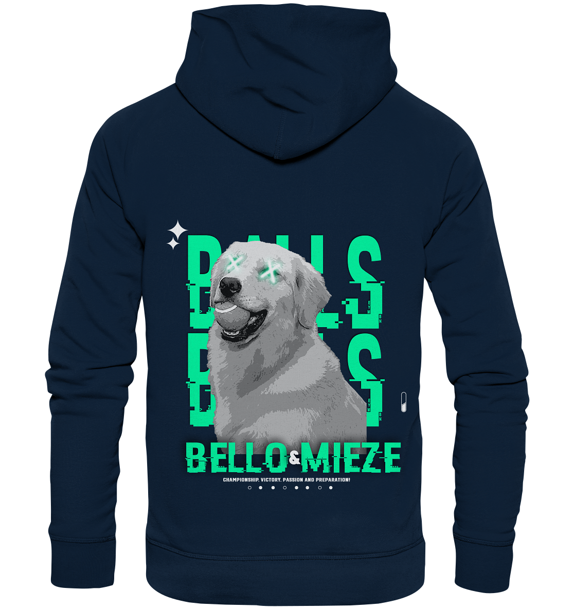 Bello & Mieze - Balls Balls Balls - Organic Fashion Hoodie