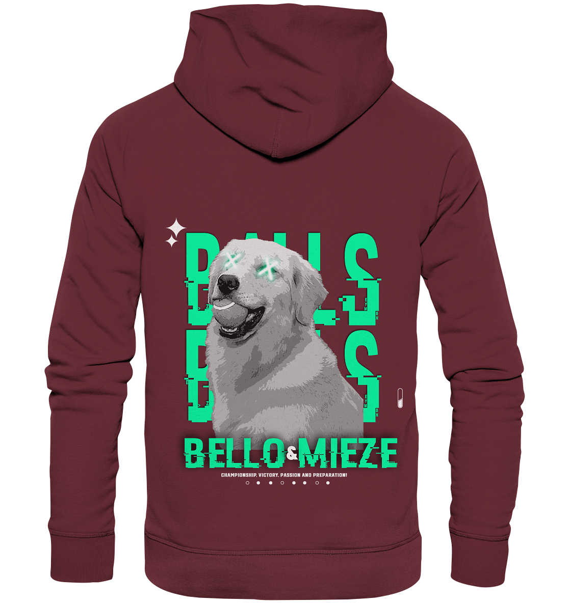 Bello & Mieze - Balls Balls Balls - Organic Fashion Hoodie