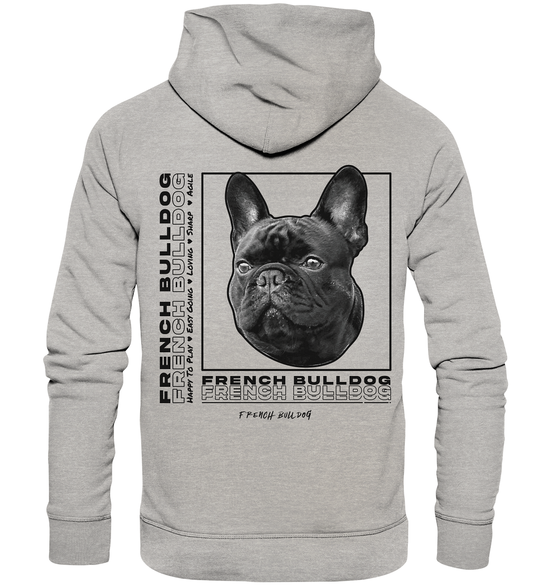 Bello & Mieze - French Bulldog - Organic Fashion Hoodie