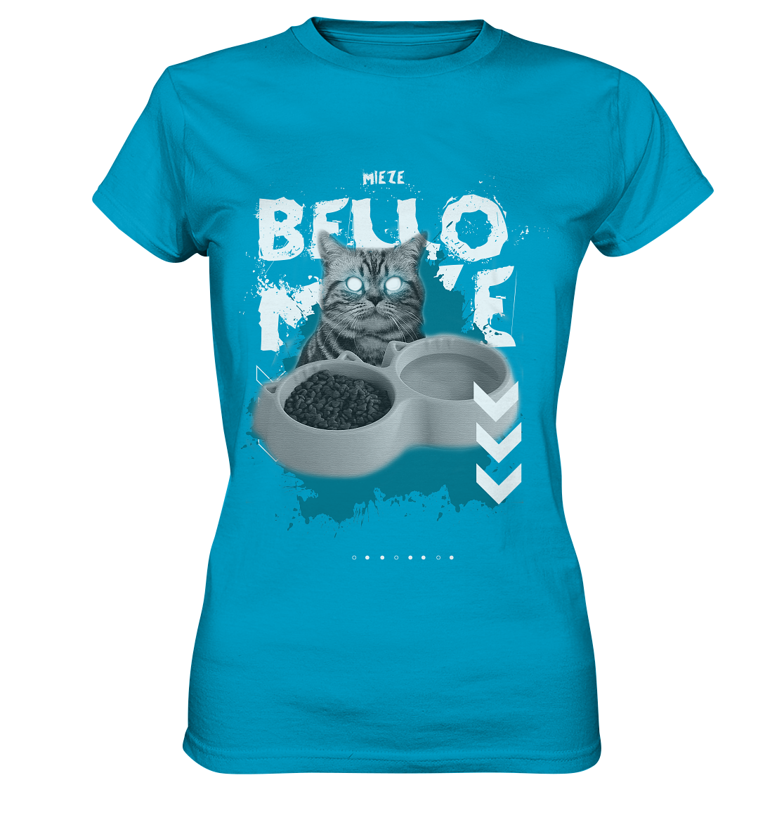 Bello & Mieze - Hungry Cat - Ladies Premium Shirt