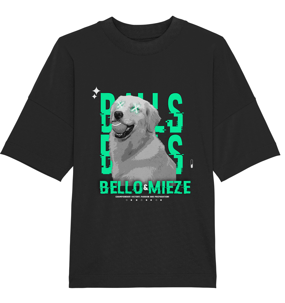 Bello & Mieze - Balls Balls Balls - Organic Oversize Shirt