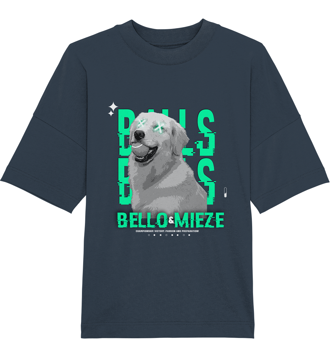 Bello & Mieze - Balls Balls Balls - Organic Oversize Shirt
