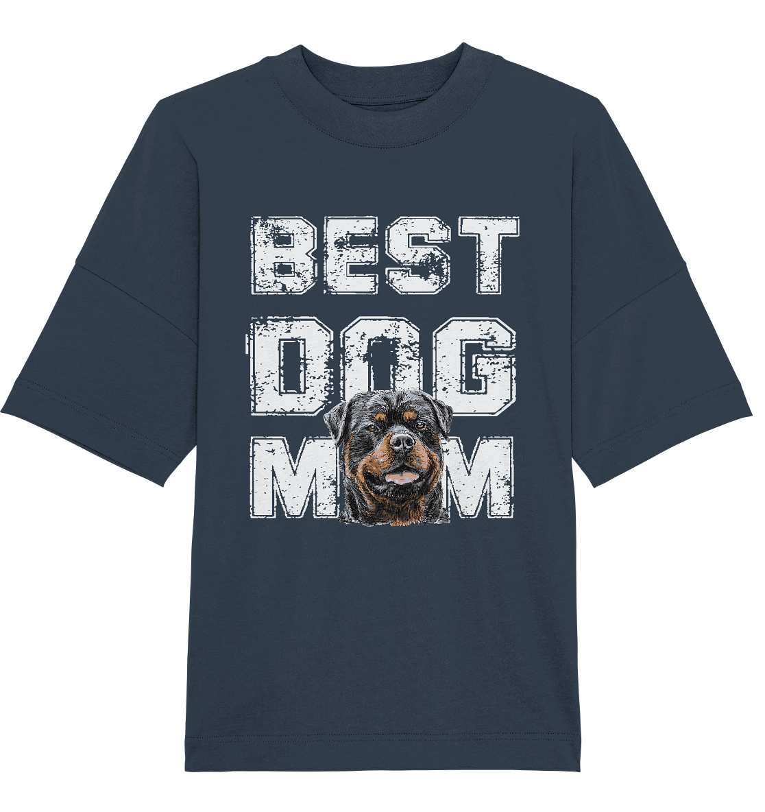 Best Dog Mom - Organic Oversize Shirt