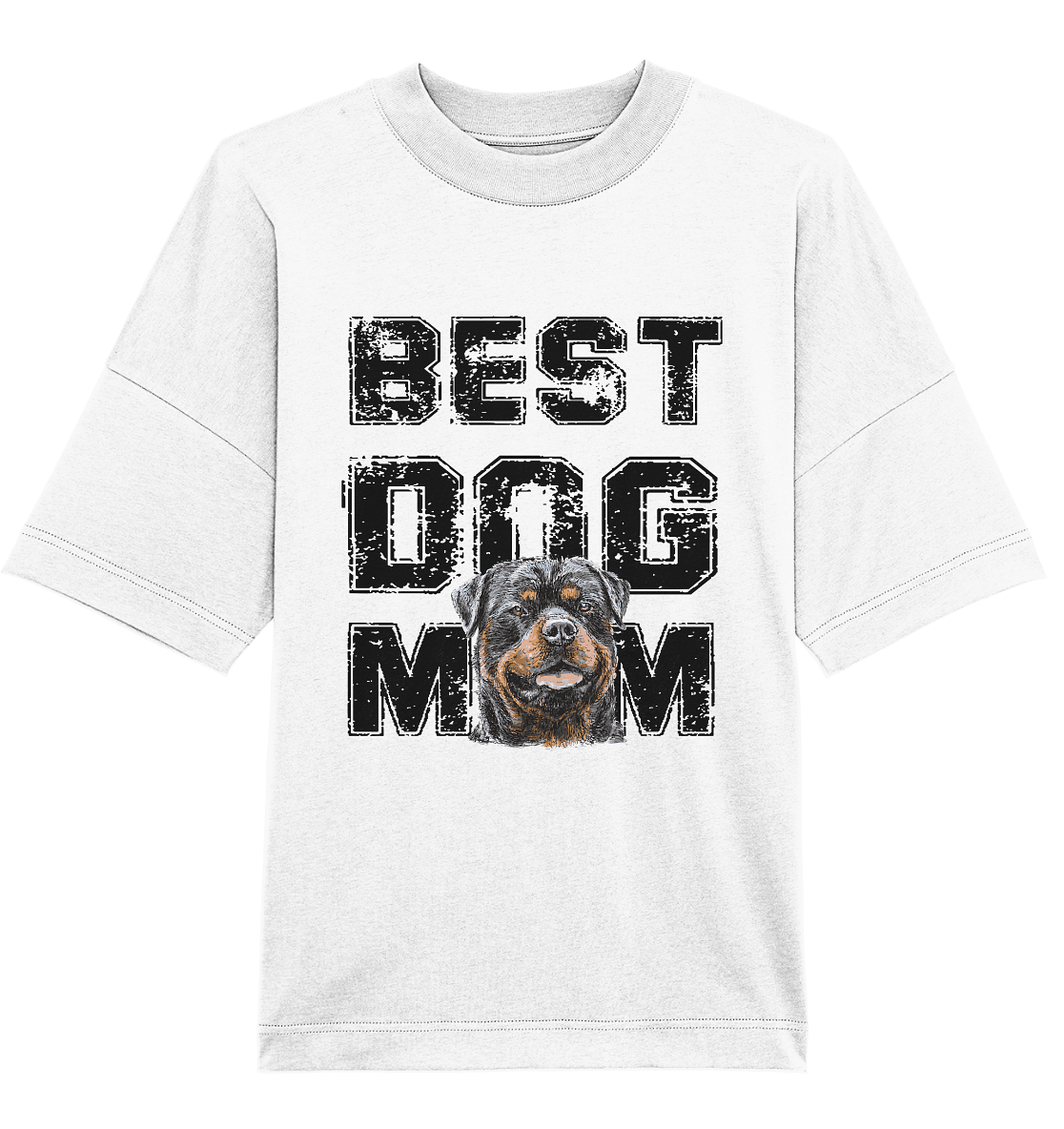 Best Dog Mom - Organic Oversize Shirt