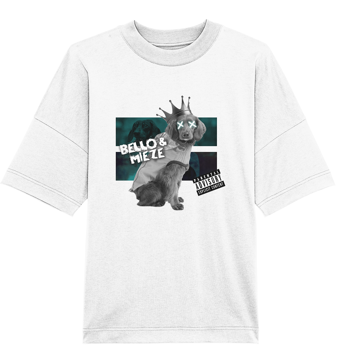 Bello & Mieze - König Hund - Organic Oversize Shirt