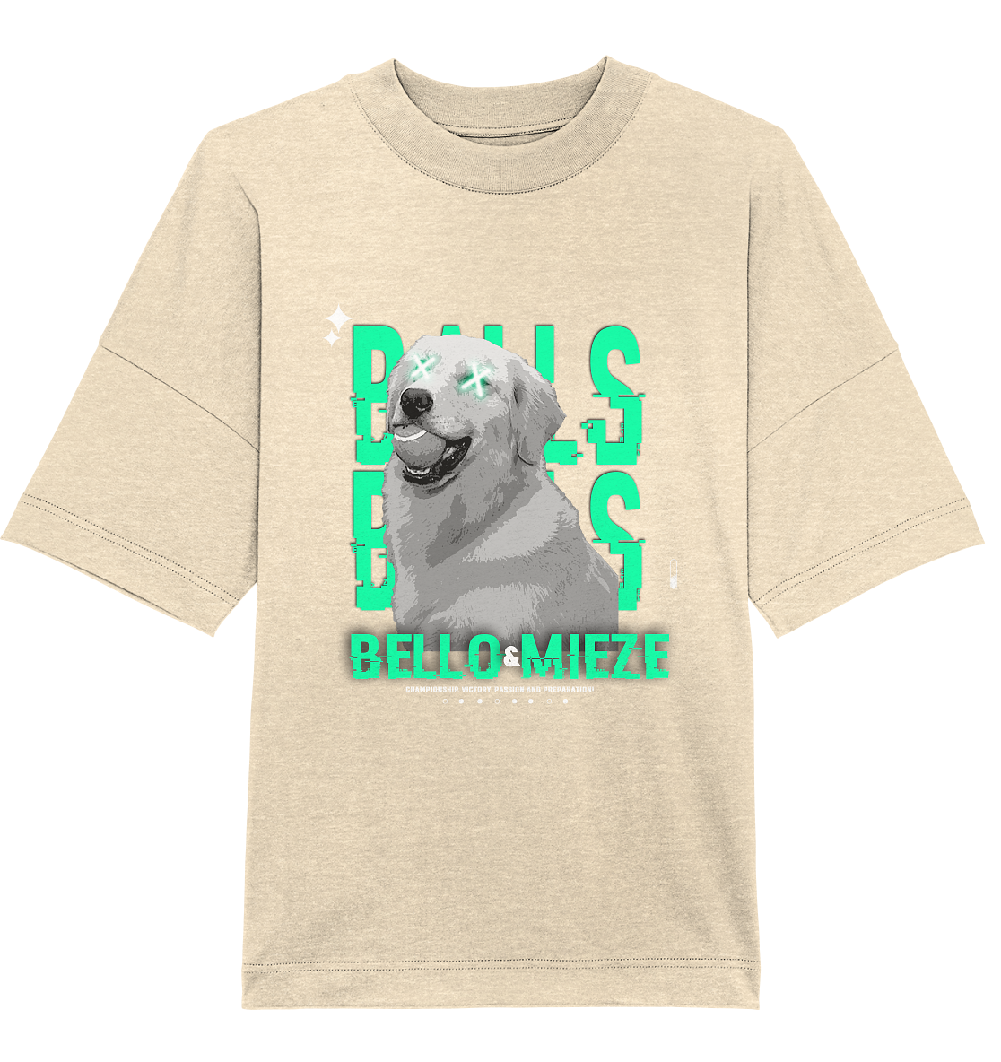 Bello & Mieze - Balls Balls Balls - Organic Oversize Shirt