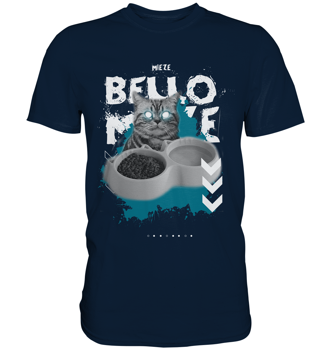 Bello & Mieze - Hungry Cat - Premium Shirt