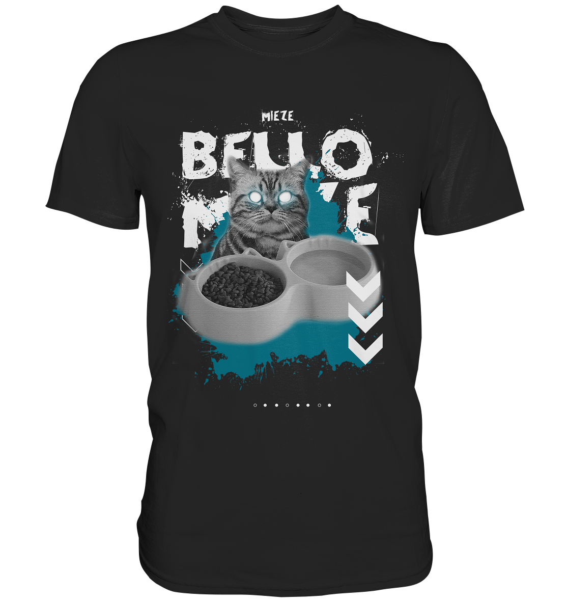 Bello & Mieze - Hungry Cat - Premium Shirt